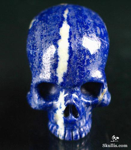 Lapis Lazuli Skull Ring