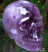 Unusual Tone!  Original,  Pure Pyrite Crystal Skull Carving