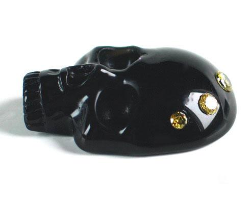 Black Obsidian Skull Pandant