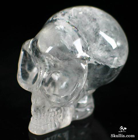 Clear Quartz Rock Crystal Crystal Alien Skull