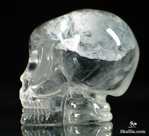 Clear Quartz Rock Crystal Crystal Alien Skull