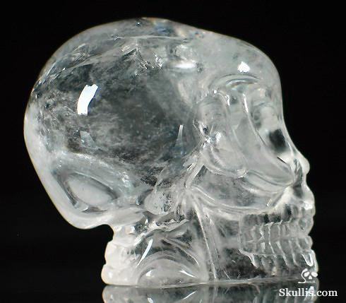 Clear Quartz Rock Crystal Crystal Alien Skull