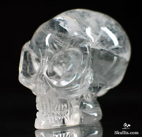 Clear Quartz Rock Crystal Crystal Alien Skull