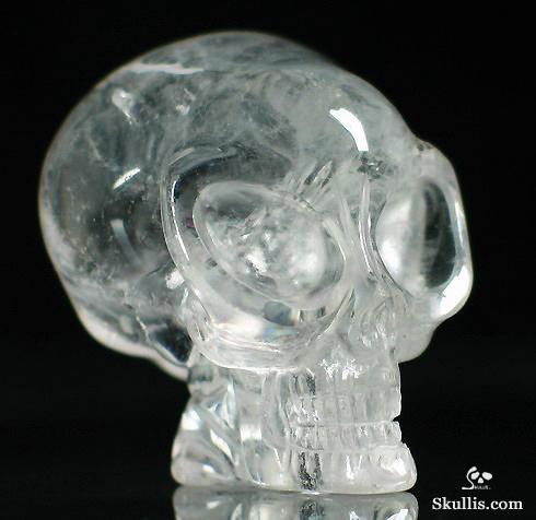 Clear Quartz Rock Crystal Crystal Alien Skull