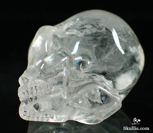 Clear Quartz Rock Crystal Crystal Alien Skull
