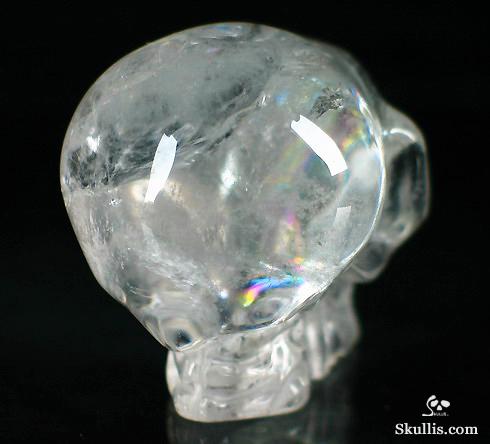 Clear Quartz Rock Crystal Crystal Alien Skull