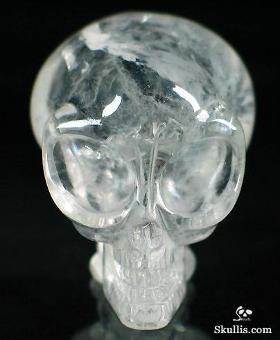 Clear Quartz Rock Crystal Crystal Alien Skull