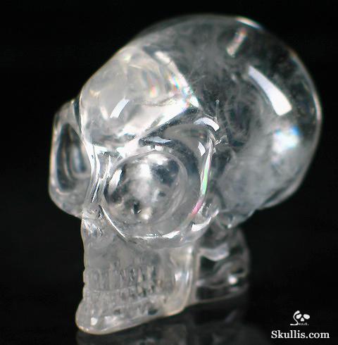 Clear Quartz Rock Crystal Crystal Alien Skull
