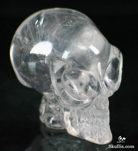 Clear Quartz Rock Crystal Crystal Alien Skull
