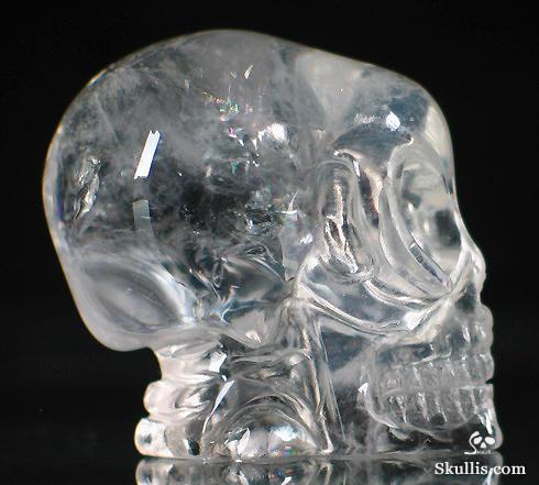 Clear Quartz Rock Crystal Crystal Alien Skull