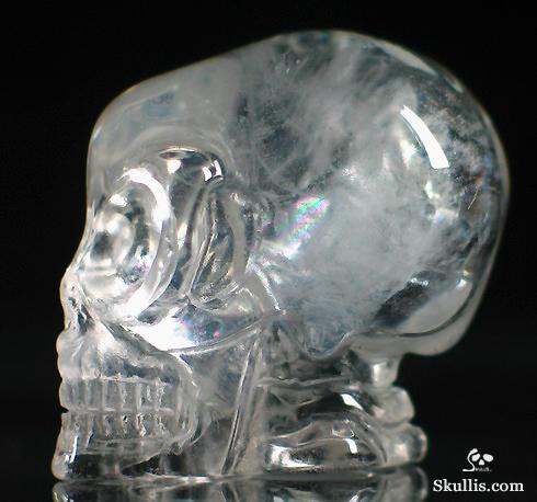 Clear Quartz Rock Crystal Crystal Alien Skull