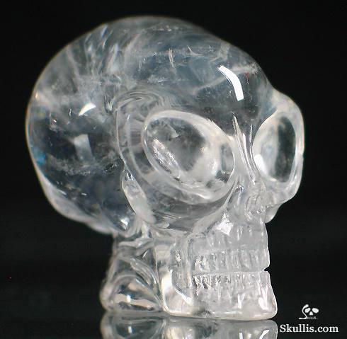 Clear Quartz Rock Crystal Crystal Alien Skull