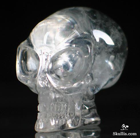 Clear Quartz Rock Crystal Crystal Alien Skull