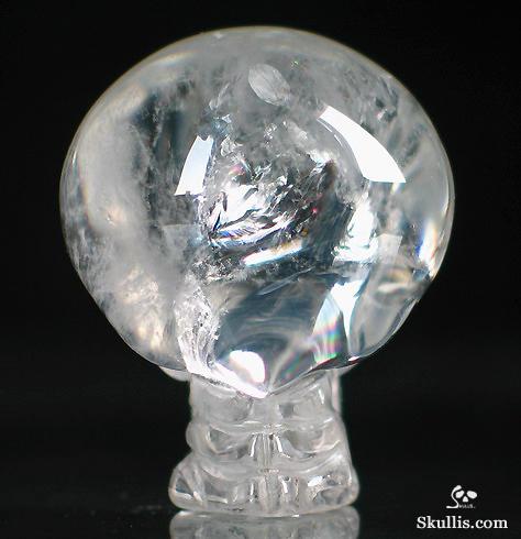 Clear Quartz Rock Crystal Crystal Alien Skull