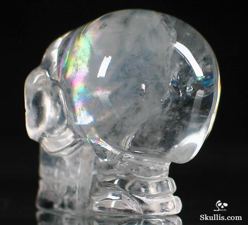 Clear Quartz Rock Crystal Crystal Alien Skull