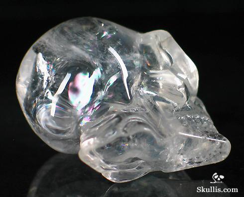 Clear Quartz Rock Crystal Crystal Alien Skull