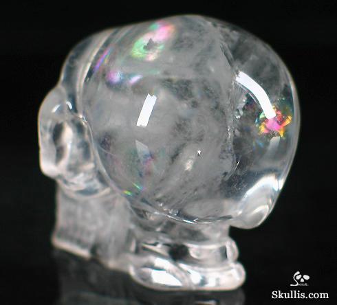 Clear Quartz Rock Crystal Crystal Alien Skull