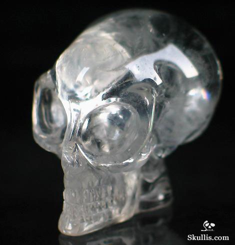 Clear Quartz Rock Crystal Crystal Alien Skull