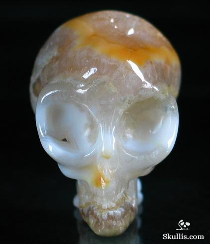 Ocean Jasper Crystal Alien Skull