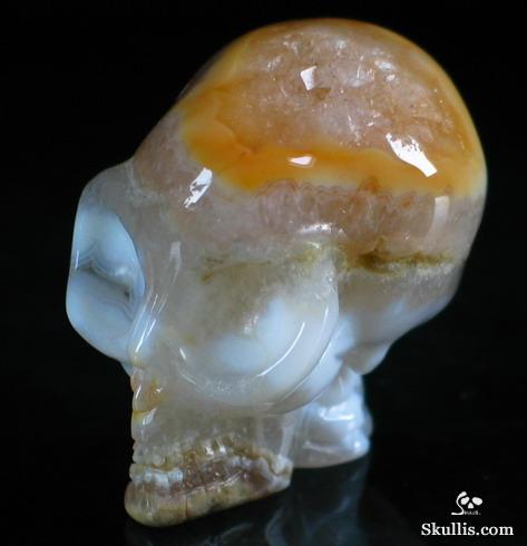 Ocean Jasper Crystal Alien Skull