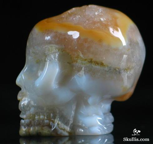Ocean Jasper Crystal Alien Skull