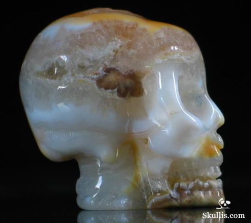 Ocean Jasper Crystal Alien Skull