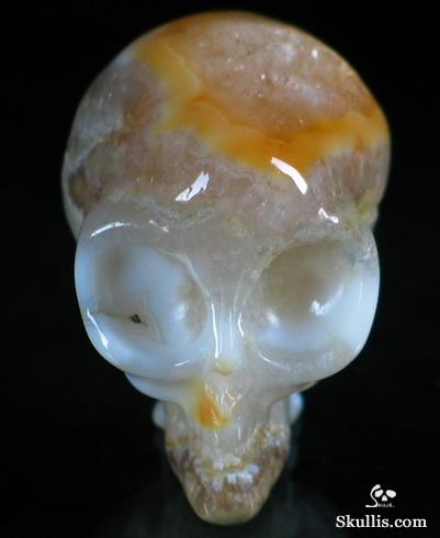 Ocean Jasper Crystal Alien Skull