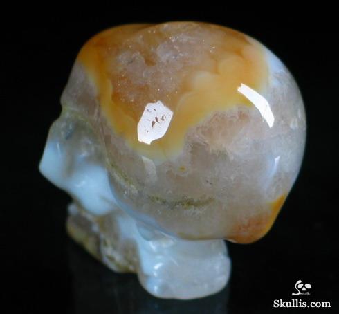 Ocean Jasper Crystal Alien Skull