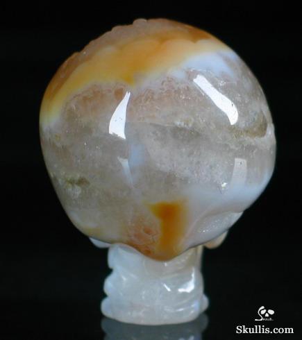 Ocean Jasper Crystal Alien Skull