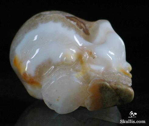 Ocean Jasper Crystal Alien Skull