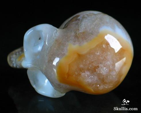 Ocean Jasper Crystal Alien Skull