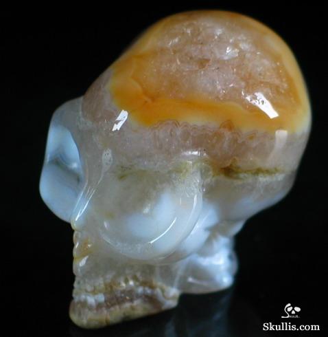Ocean Jasper Crystal Alien Skull