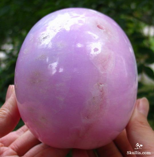 Pink Aragonite Crystal Skull