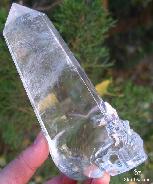 Clearest 5.0" Quartz Rock Crystal Carved Crystal Skull, Wand/Point