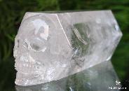Rainbows Huge Huge Quartz Rock Crystal Carved Crystal Skull, Wand/Point