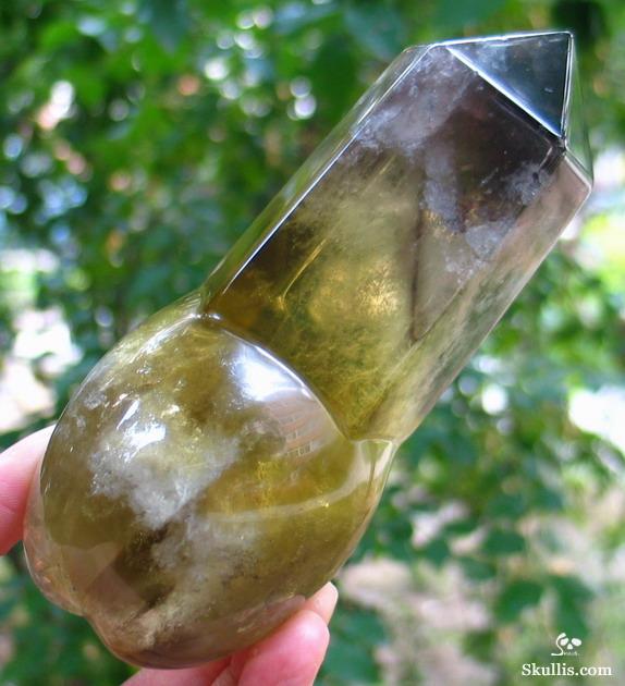 Citrine Crystal Skull
