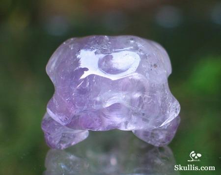Amethyst Crystal Raven/Crow Skull