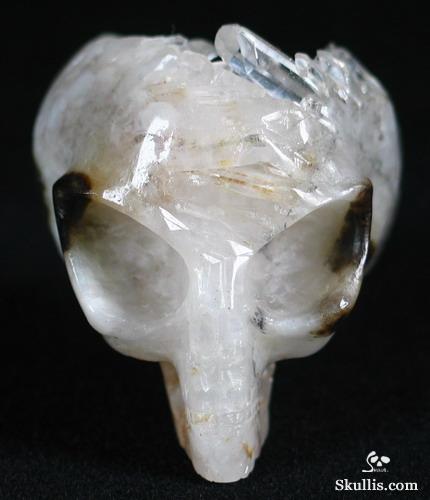 Quartz Rock Crystal Druse Crystal Alien Skull