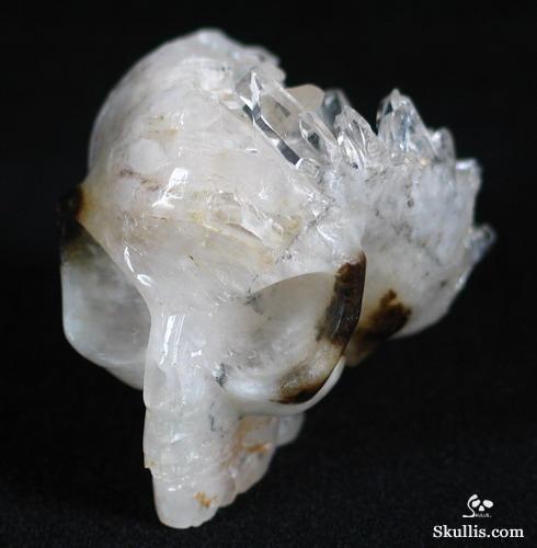 Quartz Rock Crystal Druse Crystal Alien Skull