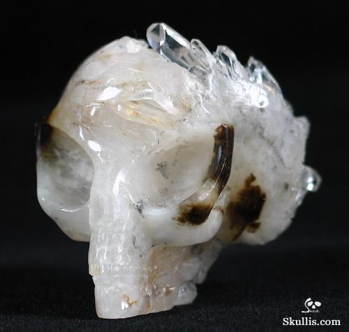 Quartz Rock Crystal Druse Crystal Alien Skull