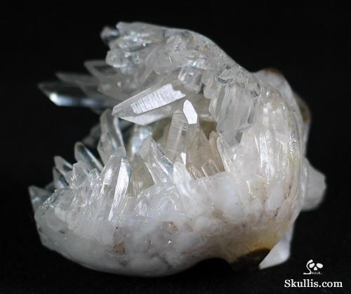 Quartz Rock Crystal Druse Crystal Alien Skull