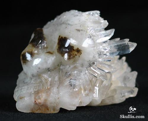 Quartz Rock Crystal Druse Crystal Alien Skull