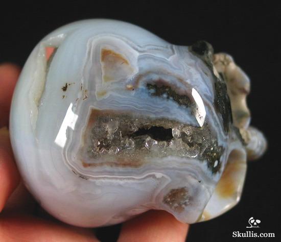 Ocean Jasper Crystal Alien Skull