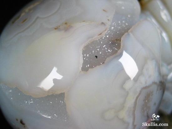 Ocean Jasper Crystal Alien Skull