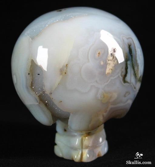 Ocean Jasper Crystal Alien Skull