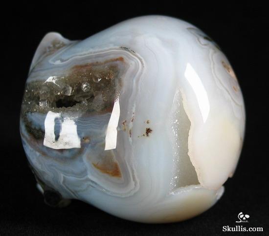 Ocean Jasper Crystal Alien Skull