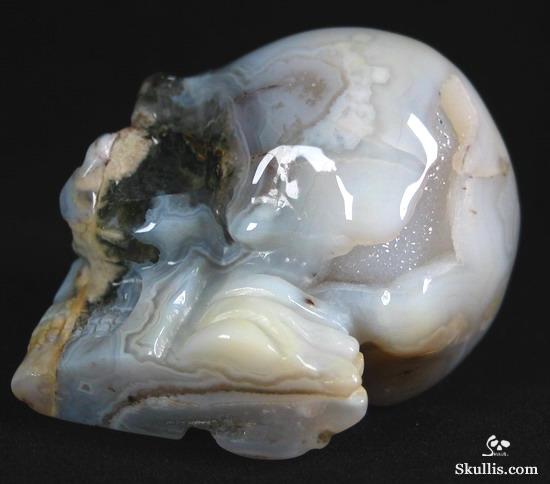 Ocean Jasper Crystal Alien Skull