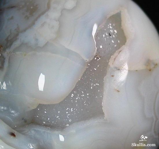 Ocean Jasper Crystal Alien Skull