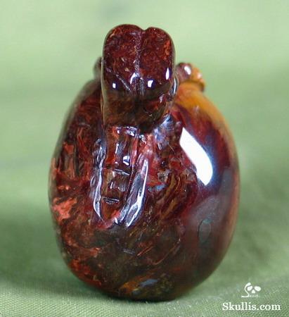 Pietersite Crystal Skull Pendant