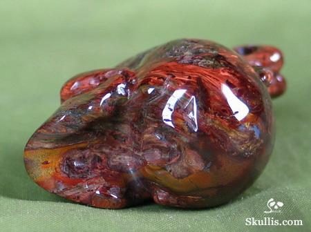 Pietersite Crystal Skull Pendant